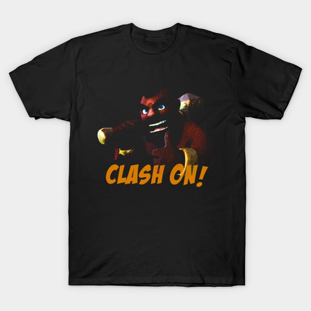 Clash On with Hog Rider ! T-Shirt by Joker & Angel